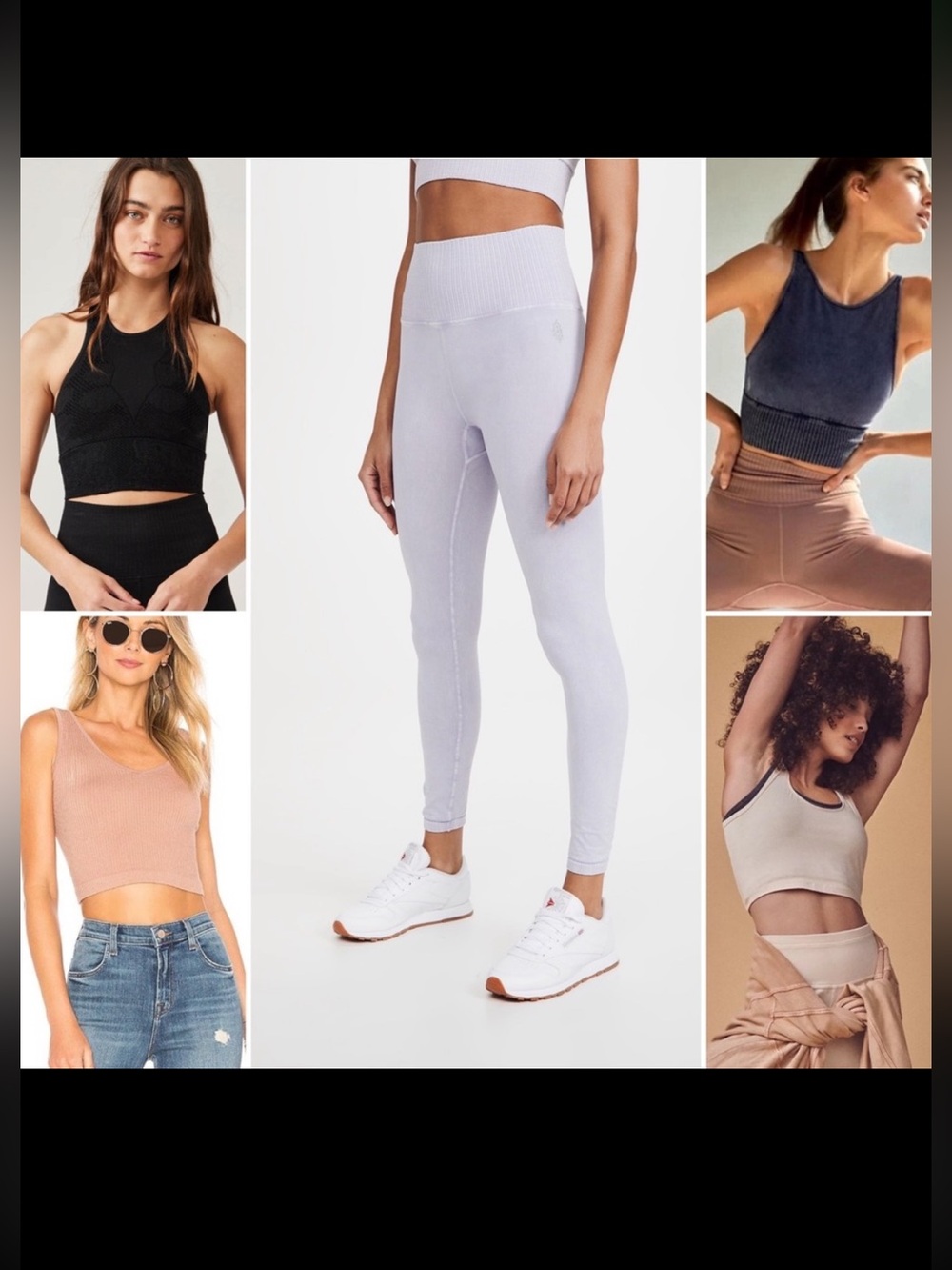 Bundle of FP Movement & Intimately FP Tanks, Bras & Leggings M/L